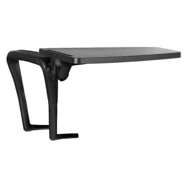 фото Столик для стула iso, для конференций, складной, пластик/металл, черный (531195) нет бренда