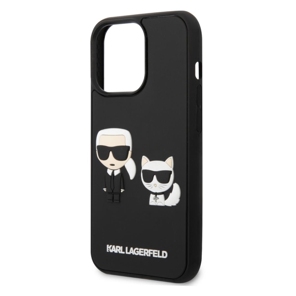 фото Чехол 3d rubber karl & choupette для iphone 14 pro (klhcp14x3drkck) karl-lagerfeld