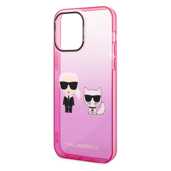 фото Чехол karl & choupette для iphone 14 pro max pc/tpu (klhcp14xtgkcp) karl lagerfeld