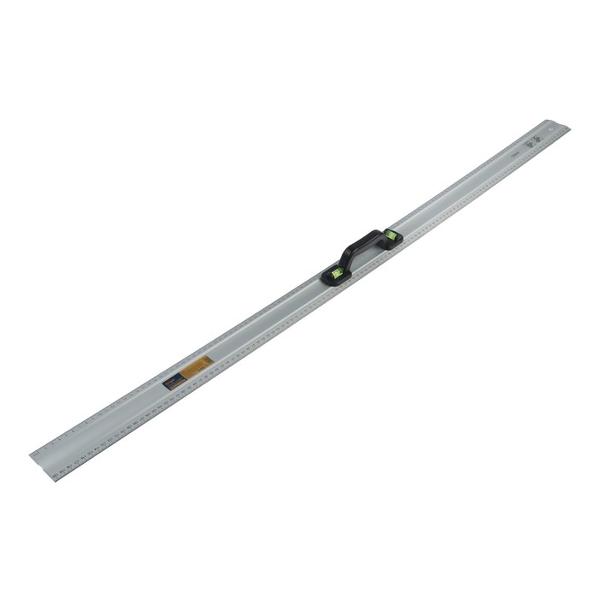 фото Линейка-уровень металлическая, пластиковая ручка, 2 глазка, 120 см (1550253) тундра