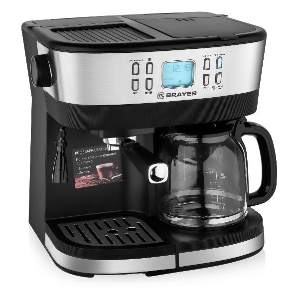 фото Кофеварка рожковая br1109 brayer