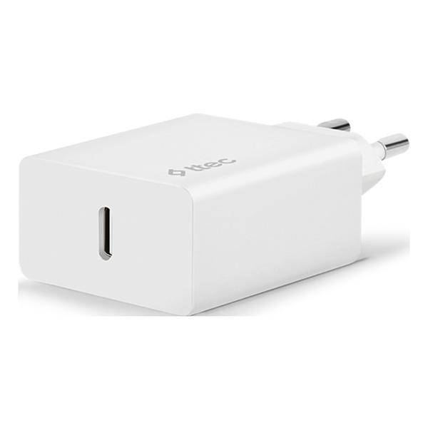 фото Сетевое зарядное устройство type-c 20 вт smartcharger pd white (2scs22b) ttec