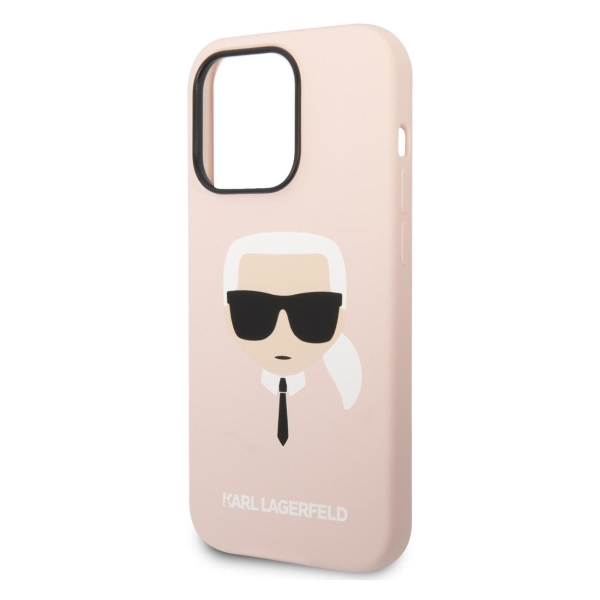 фото Чехол для iphone 14 pro max pink (klhmp14xslkhlp) karl-lagerfeld