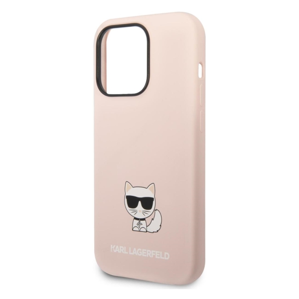 фото Чехол для iphone 14 pro pink (klhcp14lslctpi) karl-lagerfeld