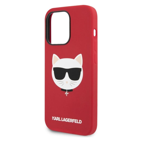 фото Чехол для iphone 14 pro liquid red (klhmp14lslchre) karl-lagerfeld