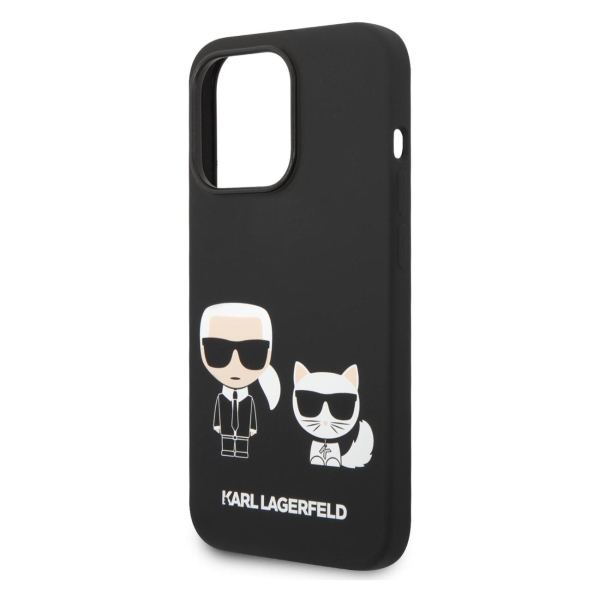 фото Чехол для iphone 14 pro max black (klhcp14xsskck) karl-lagerfeld