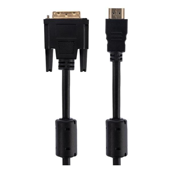 фото Кабель hdmi - dvi-d, 5 м gold (17-6306) rexant