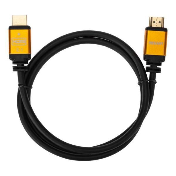 фото Кабель hdmi - hdmi 2.1, 1,5 м gold (17-6003) rexant