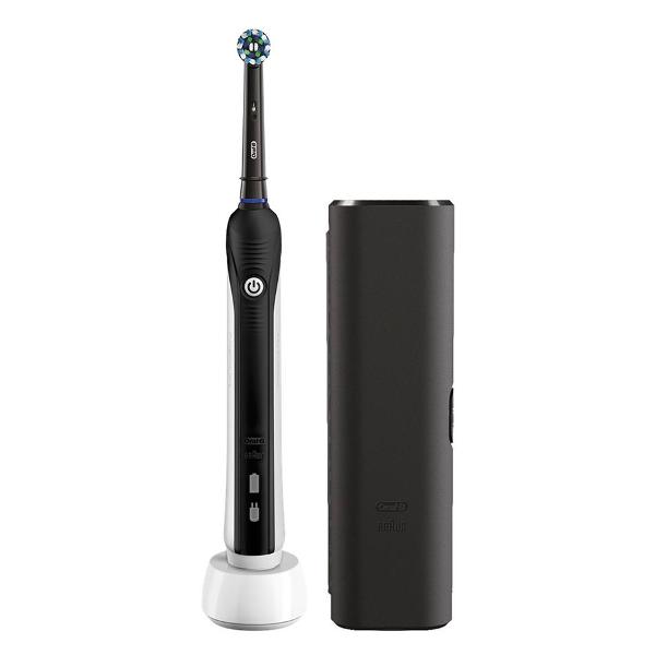 фото Электрическая зубная щетка oral-b pro 750/d16.513.ux cross action black braun