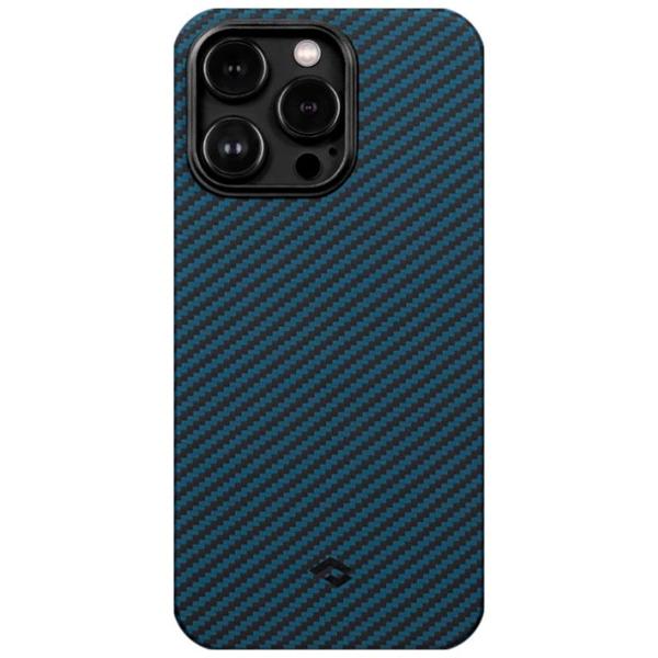 фото Чехол для iphone 14 pro 6.1 twill 1500d black/blue pitaka