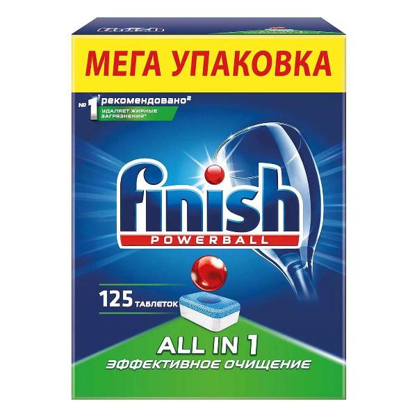 фото Таблетки для посудомоечных машин power, 100 шт (43098) finish