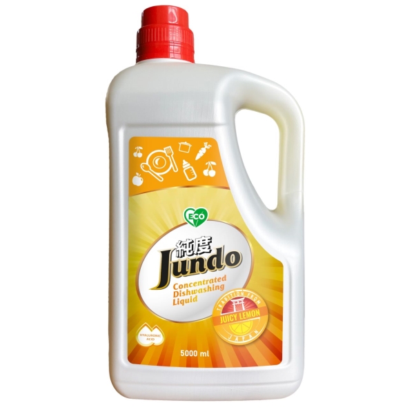 фото Средство для мытья посуды juicy lemon, 5 л jundo