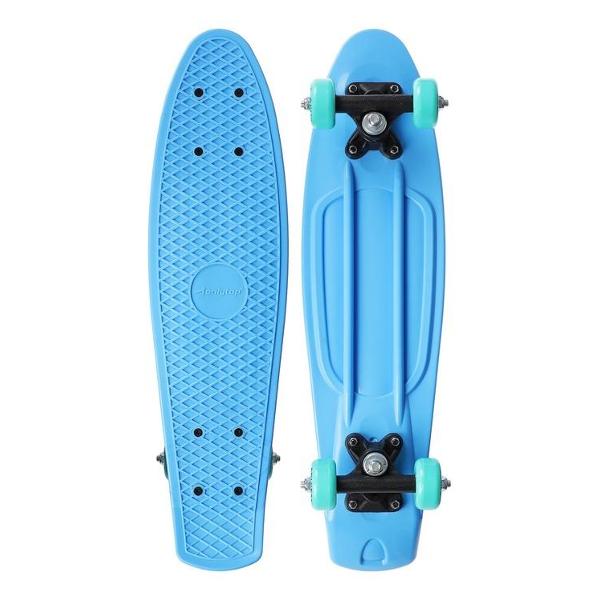фото Пенниборд пластиковая подвеска, колеса pvc 50 мм, 56х15 см light blue (7162003) onlytop