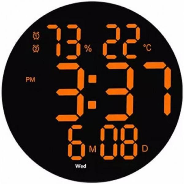 фото Настенные часы будильник, термометр, гигрометр (brsx6630borw) bandrate smart