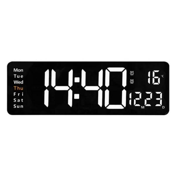 фото Настенные часы будильник, термометр, пду (brsx6626bww) bandrate smart