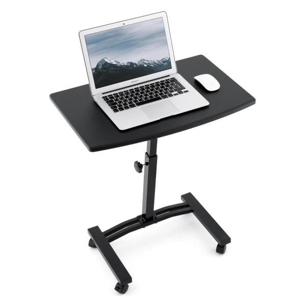 фото Стол для ноутбука dream, 60x52-84x40 см, колеса с фиксатором black tatkraft