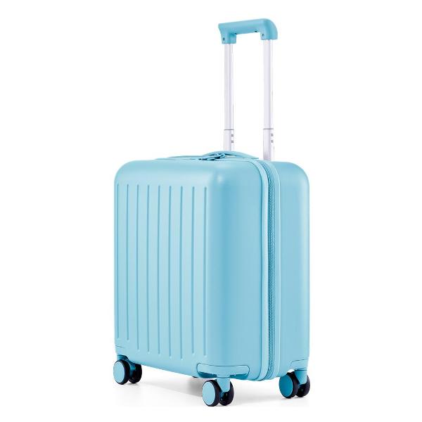 фото Чемодан lightweight pudding luggage 18 light blue ninetygo