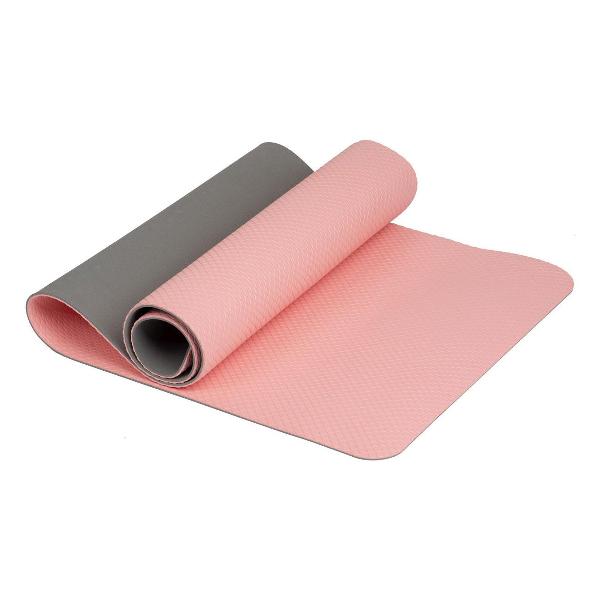 фото Коврик для йоги tpe, 6 мм pink (irbl17107-p) ironmaster