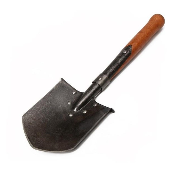 фото Лопата автомобильная сапёрная, деревянный черенок, без ручки, 51 см (9448580) greengo