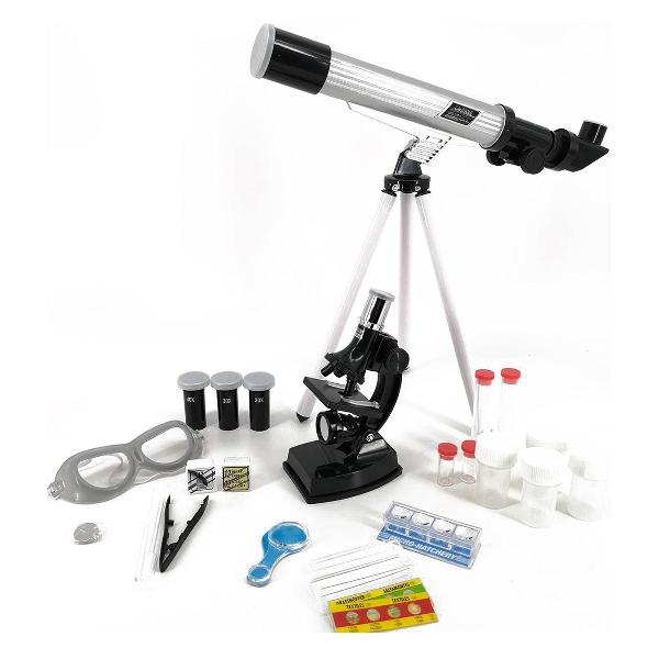 фото Набор для опытов телескоп + микроскоп (tm236) edu-toys