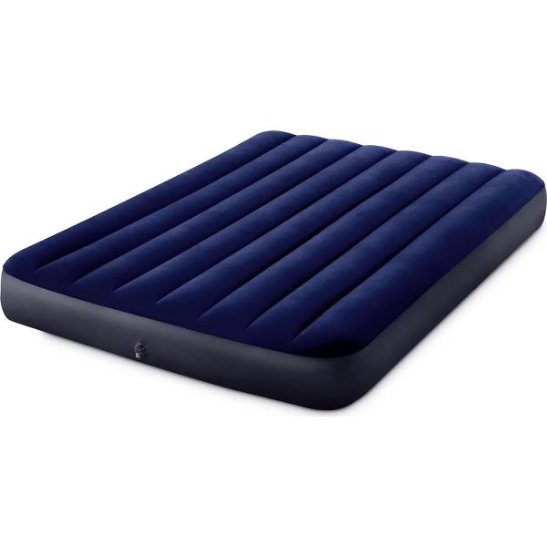 фото Надувной матрас classic downy airbed fiber-tech, 137х191х25 см (64758) intex