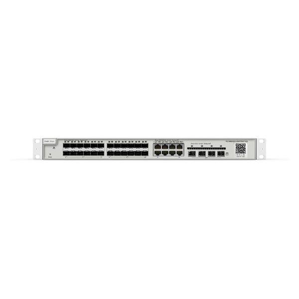 фото Коммутатор 24 порта sfp, 8 комбинированных rj45, 4 порта sfp+ (rg-nbs3200-24sfp/8gt4xs) ruijie