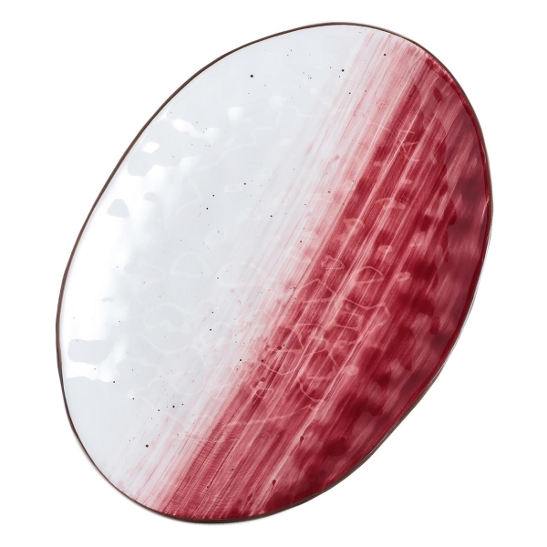 фото Блюдо сервировочное "венера", 31,5х22 см, красное (3900246) доляна