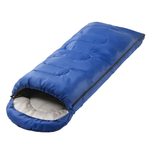 фото Спальный мешок до -20 градусов, 700 г/м2, 220х75 см, синий (9337461) сималенд