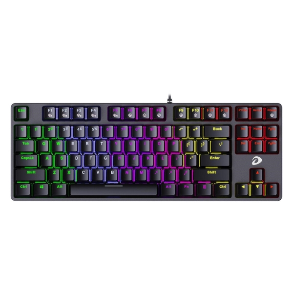 фото Игровая клавиатура ek87 black/red switch dareu
