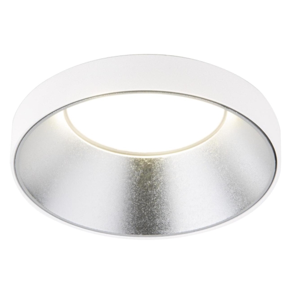 фото Встраиваемый светильник discus 112 mr16, белый/серебристый elektrostandard