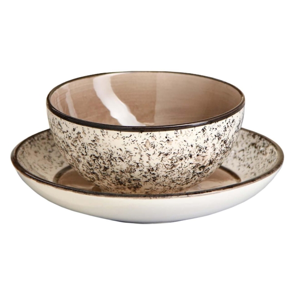 фото Набор посуды "классика", серый, 2 предмета (9497865) керамика ручной работы