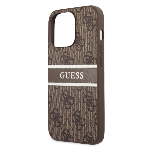 фото Чехол для iphone 14 pro max pu leather (guhcp14x4gdbr) guess