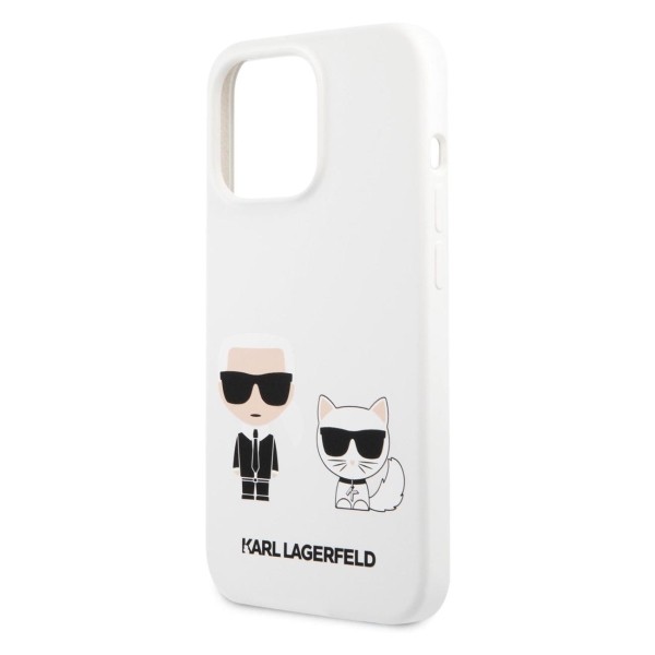 фото Чехол для iphone 13 pro liquid silicone (klhcp13lsskcw) karl-lagerfeld