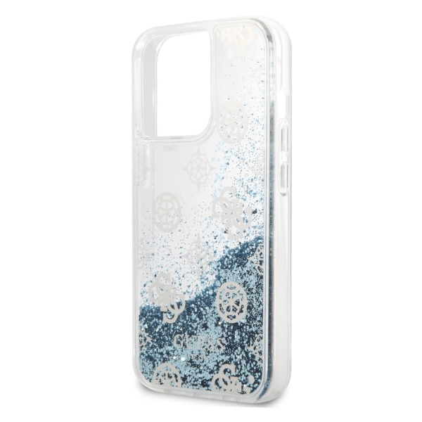 фото Чехол для iphone 13 pro max liquid glitter (guhcp13xlgpebl) guess