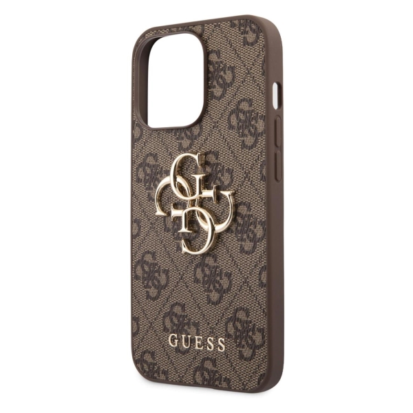 фото Чехол для iphone 13 pro pu leather (guhcp13l4gmgbr) guess