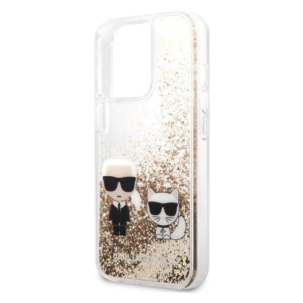 фото Чехол для iphone 13 pro max liquid glitter (klhcp13xgkcd) karl-lagerfeld