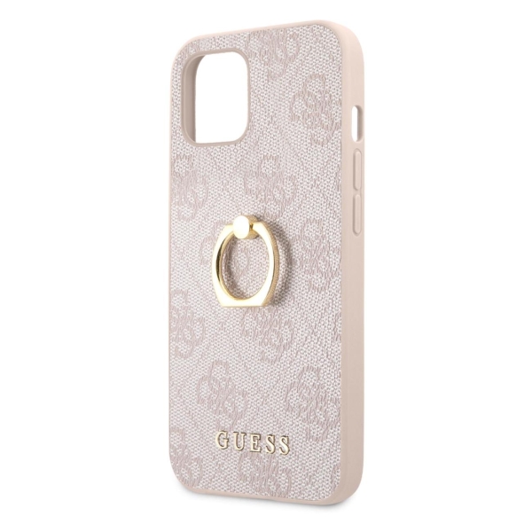 фото Чехол для iphone 14 pu + ring (guhcp14s4gmrpi) guess