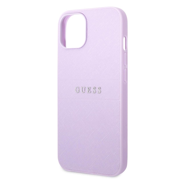 фото Чехол для iphone 14 pu saffiano (guhcp14spsasbpu) guess