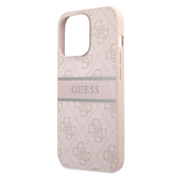 фото Чехол для iphone 14 pro pu leather (guhcp14l4gdpi) guess