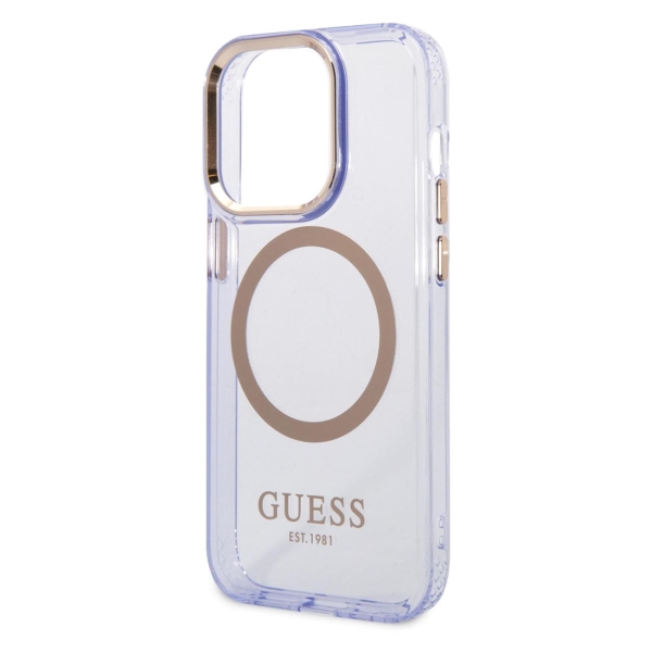 фото Чехол для iphone 14 pro max magsafe pc/tpu (guhmp14xhtcmu) guess