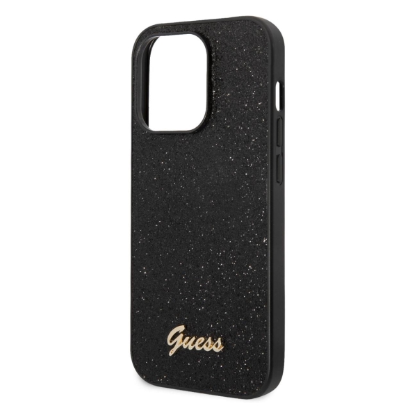 фото Чехол для iphone 14 pro max glitter flakes (guhcp14xhggshk) guess