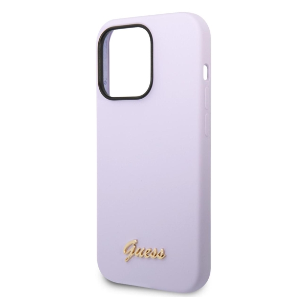 фото Чехол для iphone 14 pro liquid silicone (guhcp14lslsmu) guess