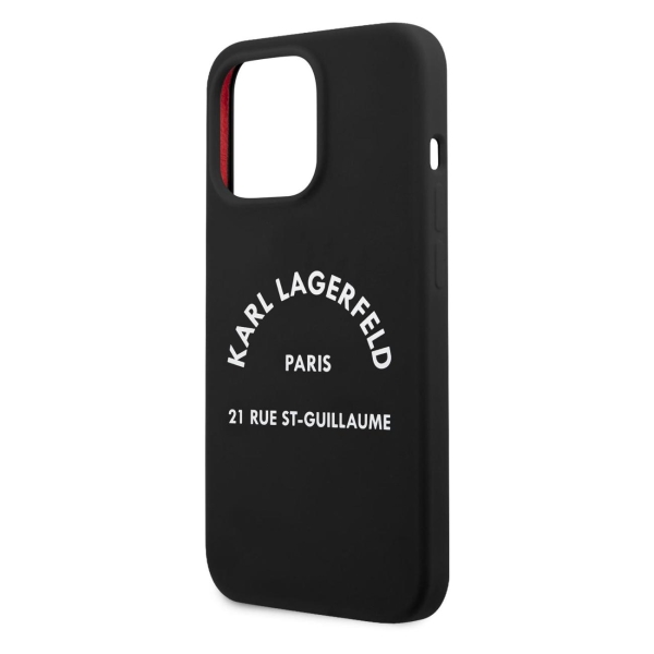 фото Чехол для iphone 13 pro max liquid silicone (klhcp13xslsgrbk) karl lagerfeld