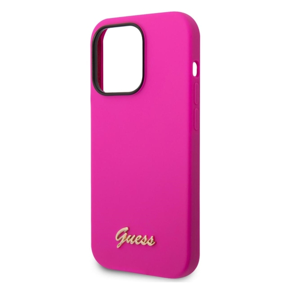 фото Чехол для iphone 14 pro liquid silicone (guhcp14lslsmf) guess