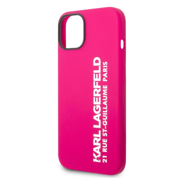 фото Чехол для iphone 14 liquid silicone (klhcp14ssrsgvtf) karl-lagerfeld