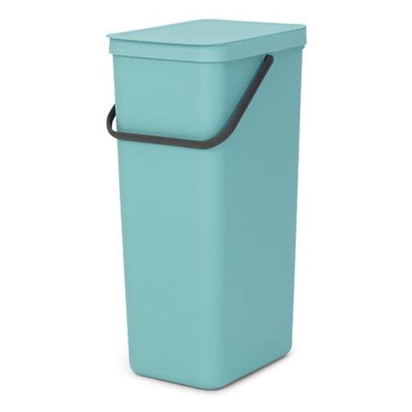 фото Ведро для мусора sort&go, 40 л, мятное (251085) brabantia