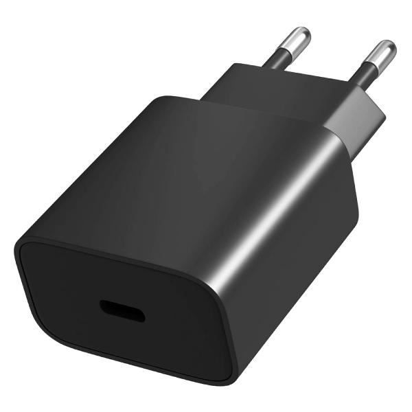 фото Сетевое зарядное устройство pd-25, usb type-c, 5 а black red-line