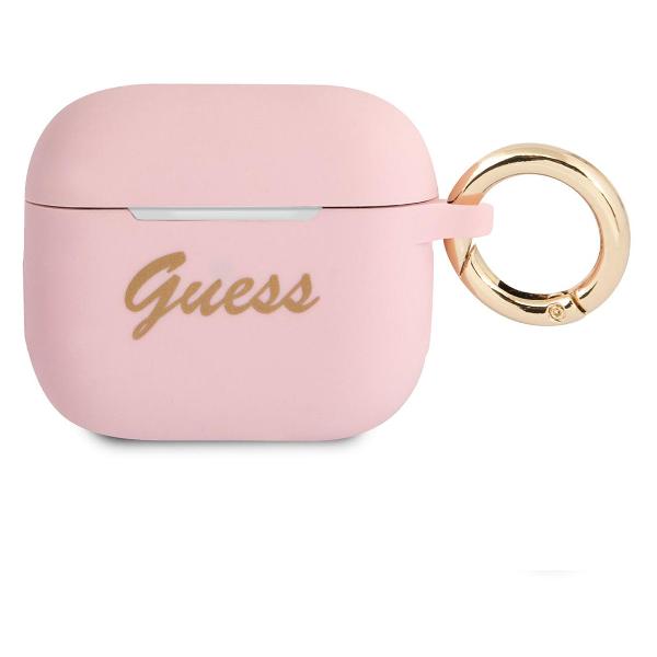 фото Чехол для airpods 3 silicone, с карабином (gua3sssi) guess