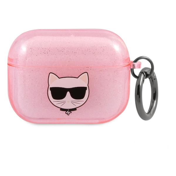 фото Чехол для airpods pro tpu, с блестками (klapuchgp) guess