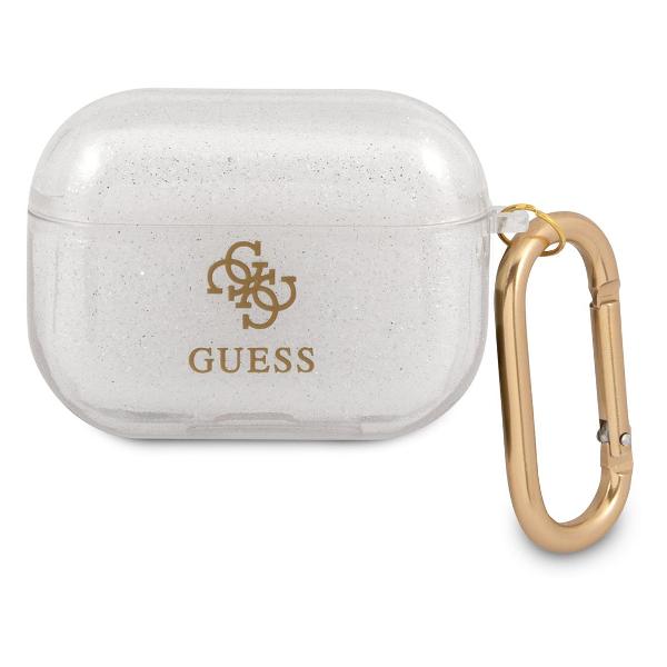 фото Чехол для airpods pro tpu, с блестками (guapucg4gt) guess